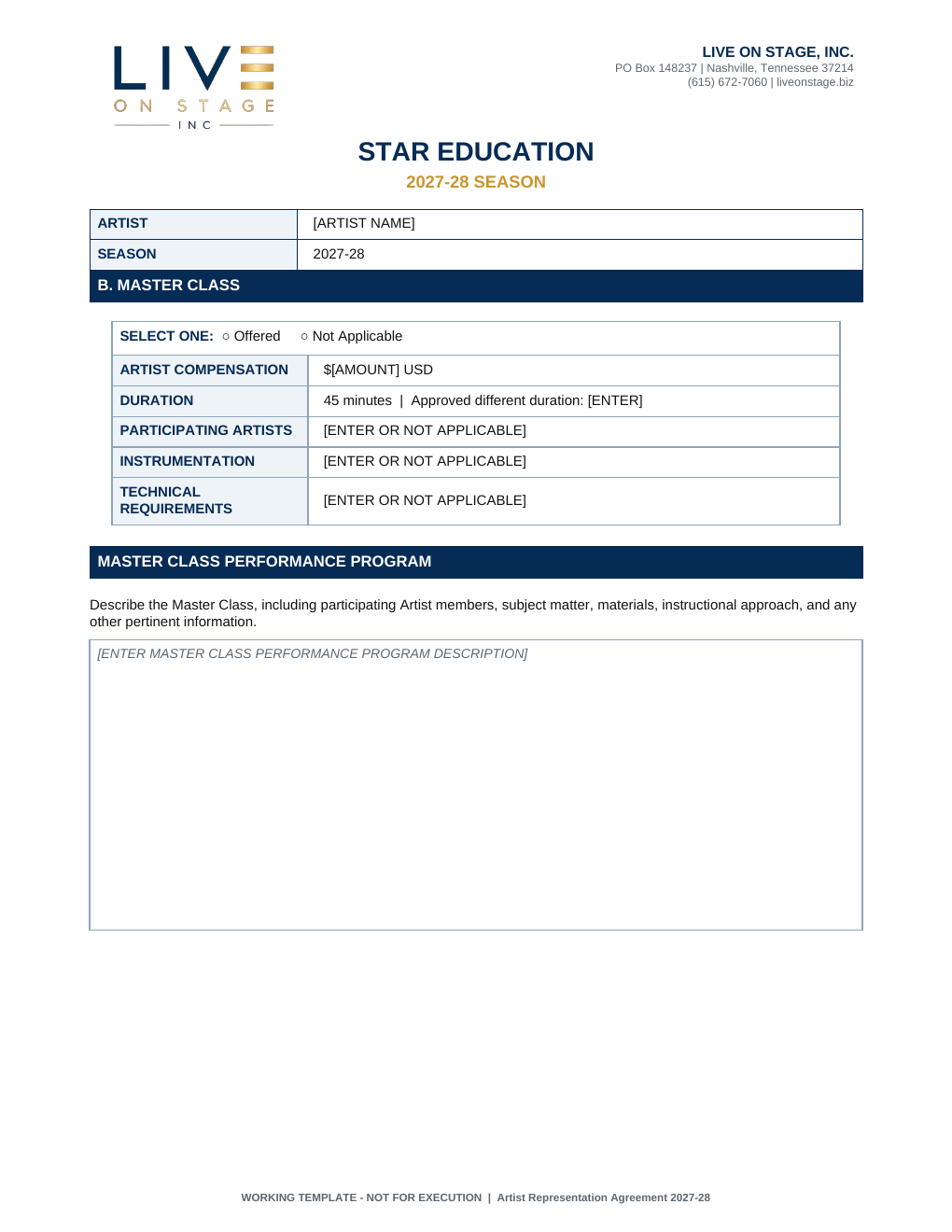 STAR Education Master Class page 11