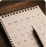 Calendar planner and pen